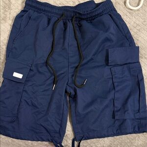 Men's Navy Cargo Shorts